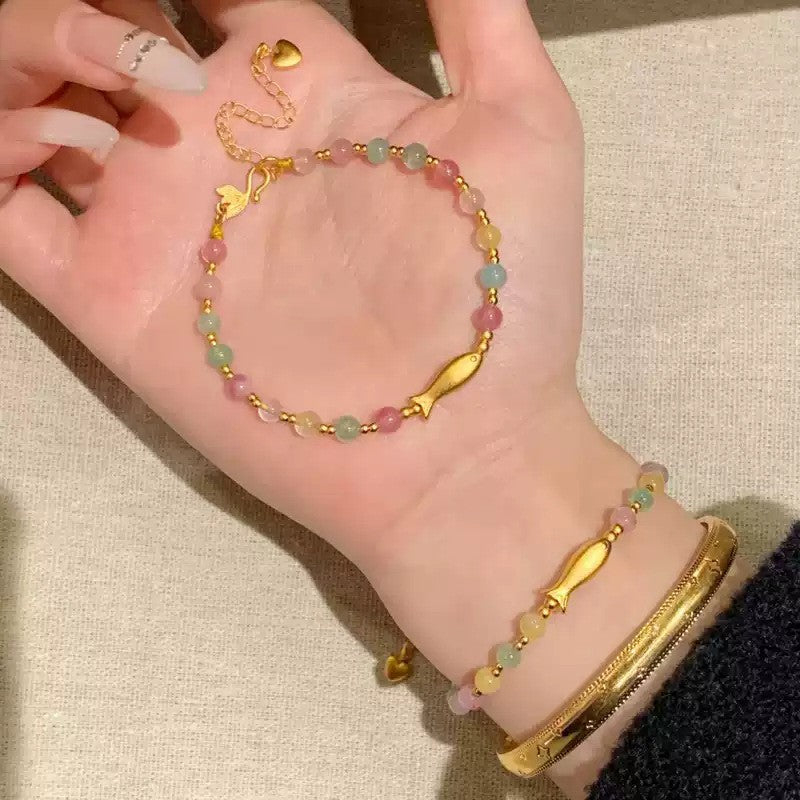Beaded Small Goldfish Simple Fashion High-grade Bracelet