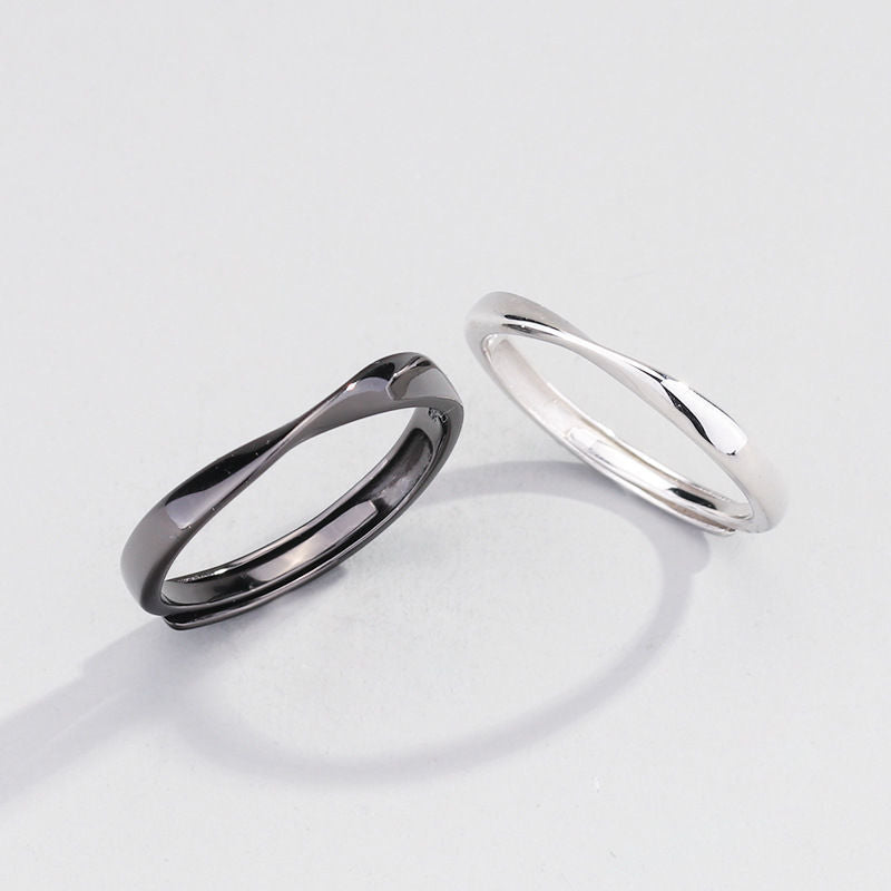 Korean Style Simple Set Minority Indifference Rings