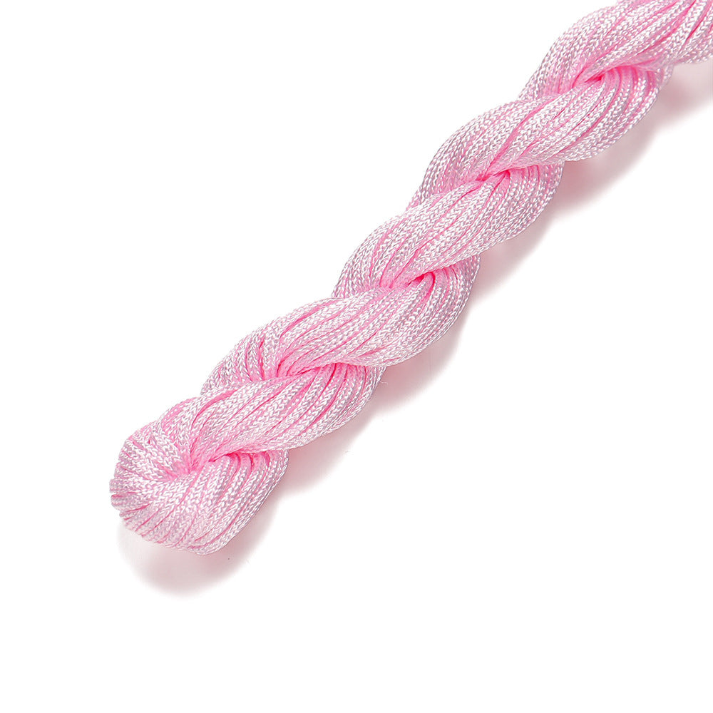 Handmade Braided Jade Strand Red Rope Thread Chinese Knot Hanging Ornaments