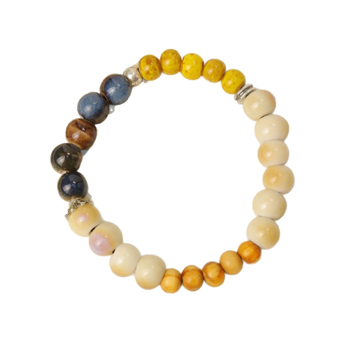 Women's Chinese Style Ceramic High-grade Beaded Ethnic National Bracelets