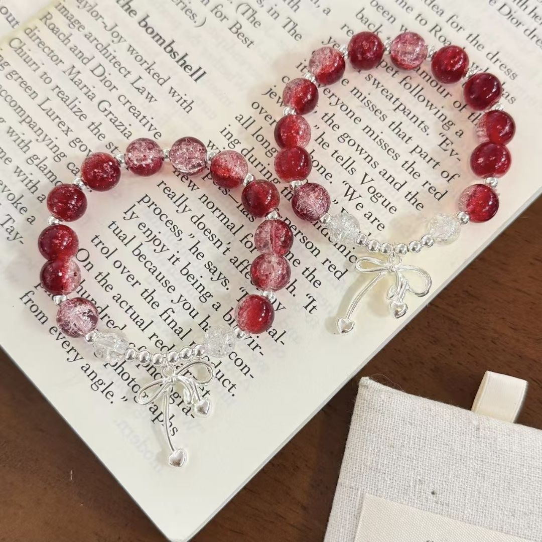 Floral Sweet Beauty Niche Glaze Gift Good-looking Bracelet