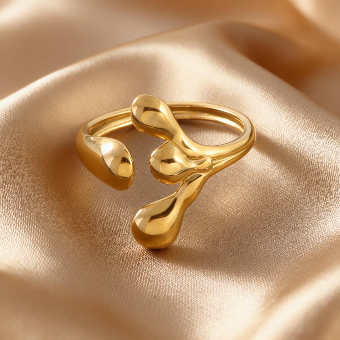 Steel Open-end Niche High-grade Fashion Trend Affordable Luxury Style Ring