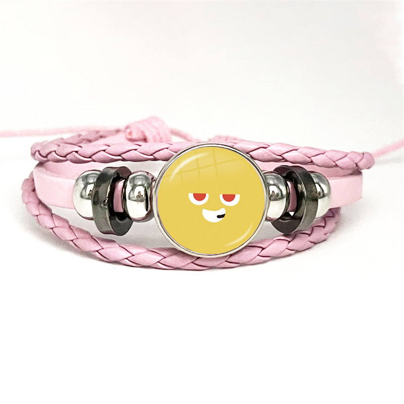 May Day Facial Expression Package Ball Cartoon Pattern Time Bracelet