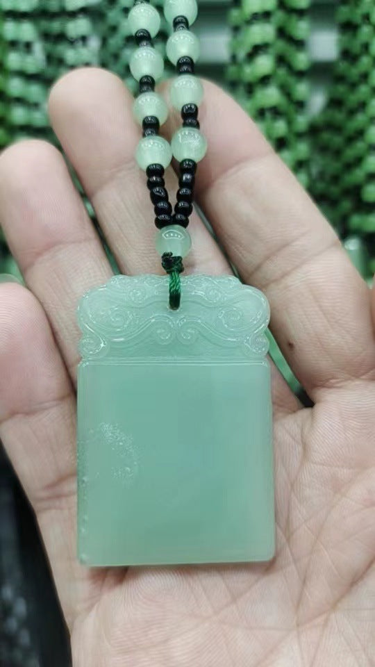 Jade Bamboo Graceful Fashionable Personalized Clothing Necklaces