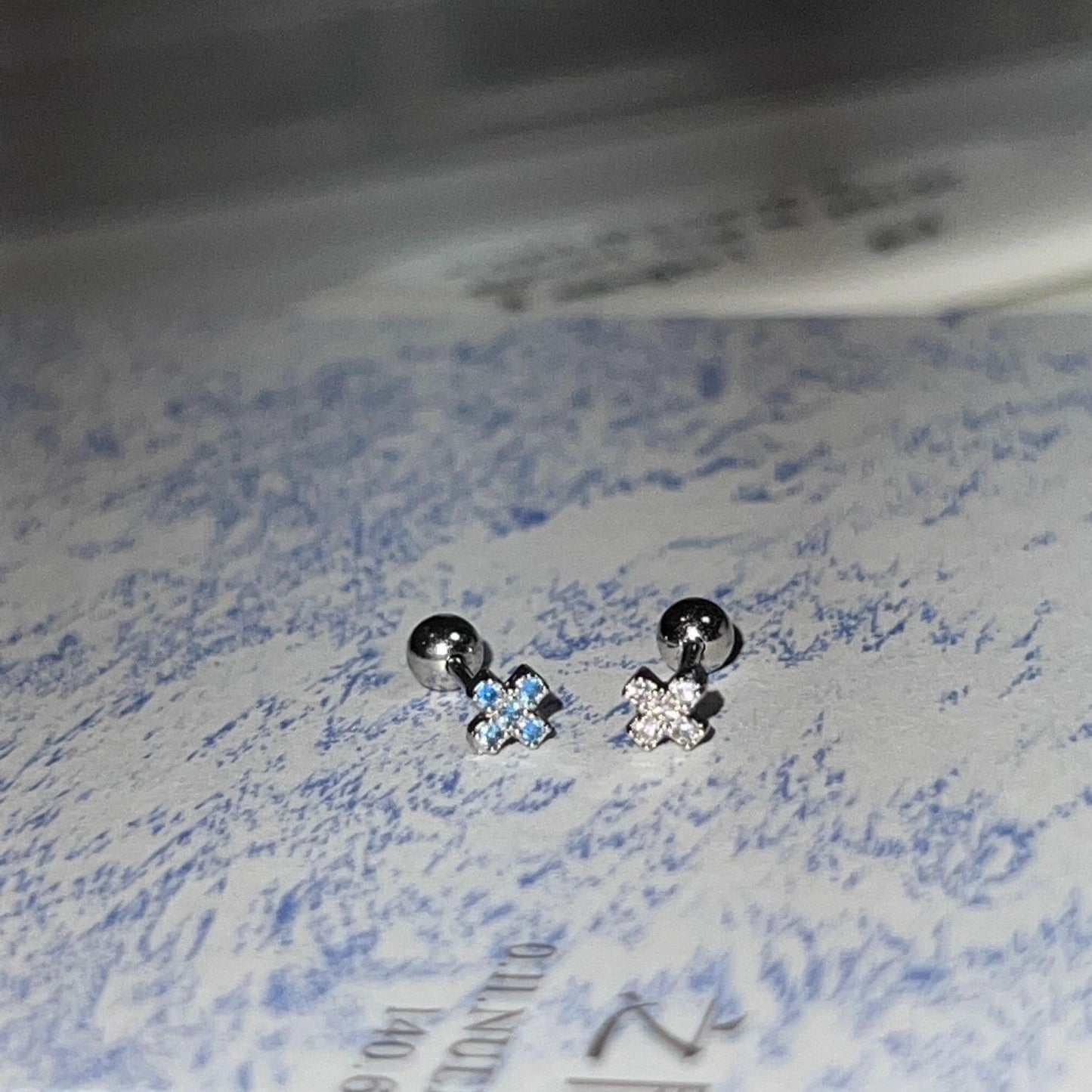 Design Cross Ear Bone Korean Style Versatile Earrings