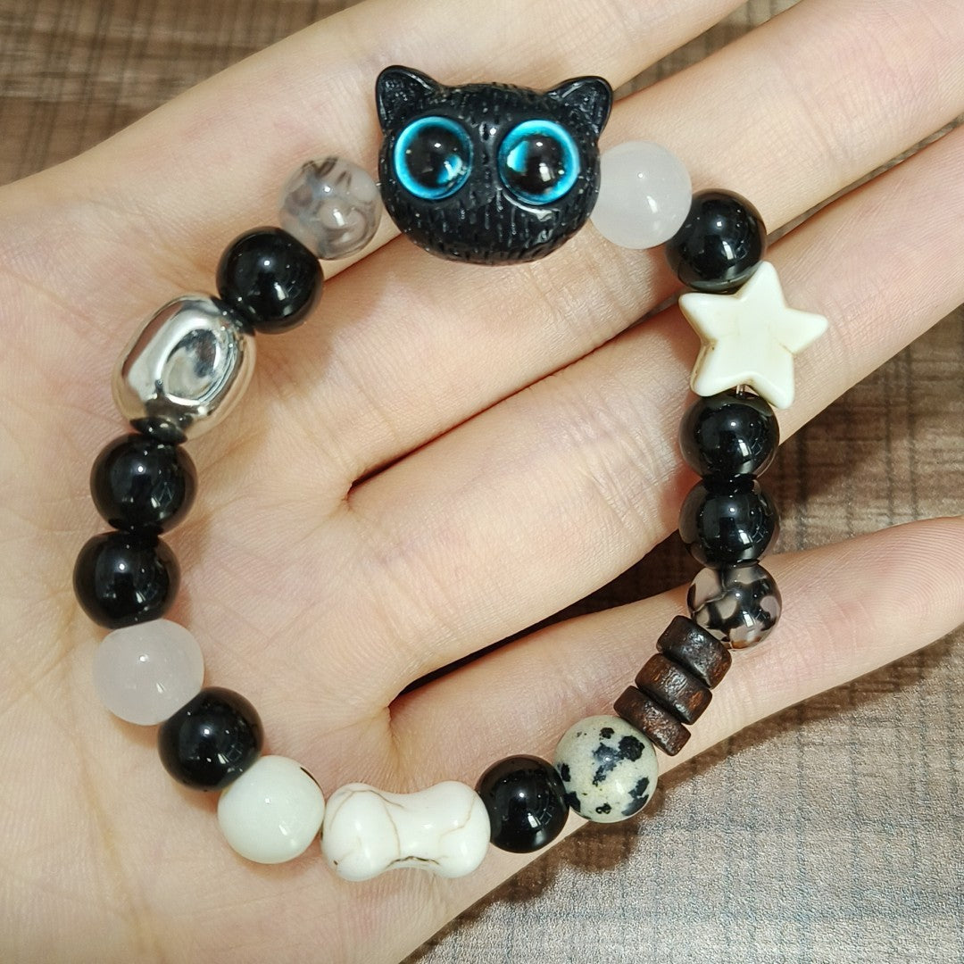 Stone Ethnic Lotus Seedpod National Fashion Design Female Bracelets