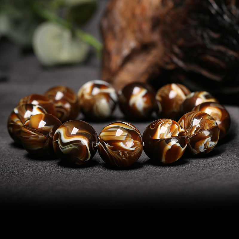 Women's & Men's Amber Beeswax Demon Flower Cave Honey Bracelet