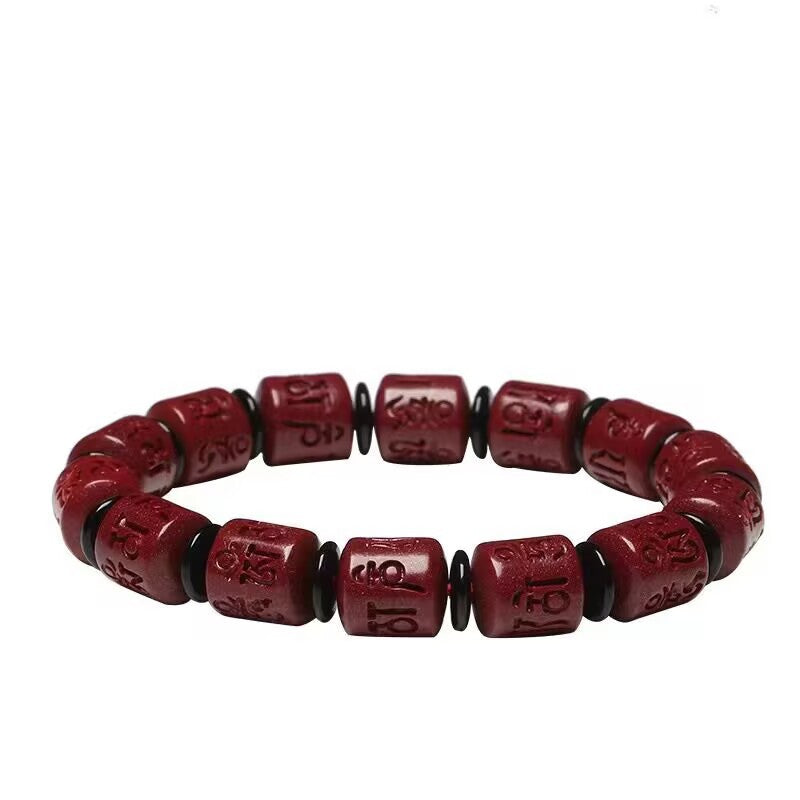 Women's & Men's Mantra Life Barrel Beads Buddha Affordable Bracelet