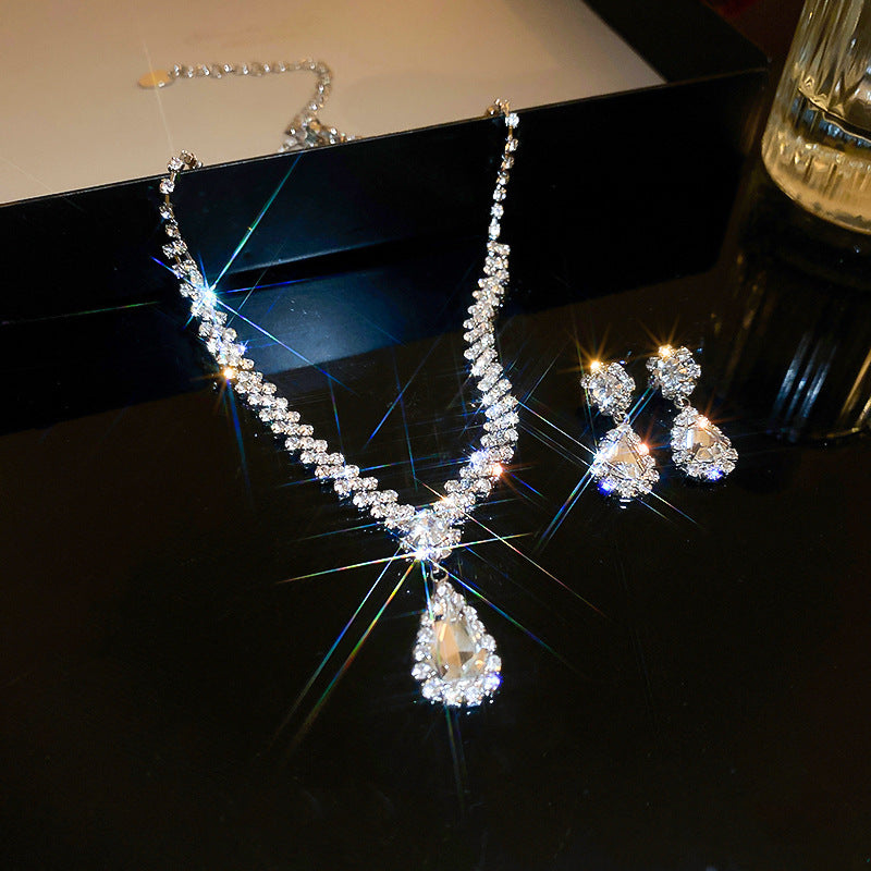 Women's Cold Style Geometric Tassel Light Luxury High-grade Sense Jewelry Set