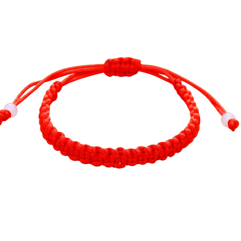 Rope Double Fish Peach Blue Natural Pit Red Carrying Bracelet
