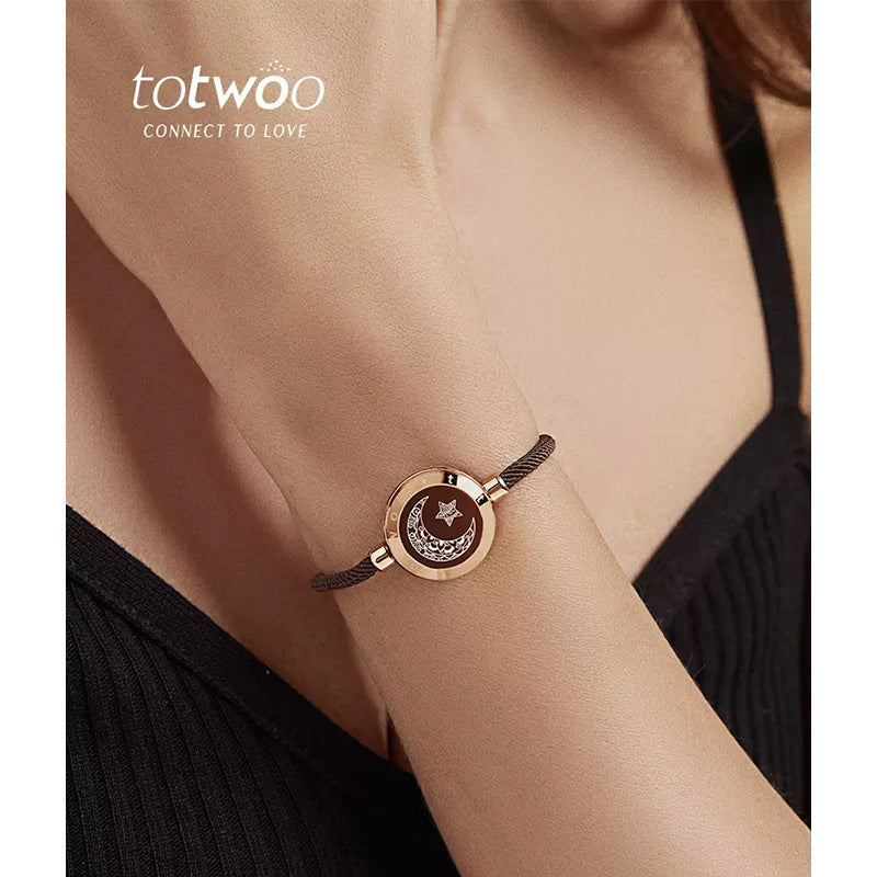 Intelligent Induction Flash Vibration Remote Love Couple Bracelets