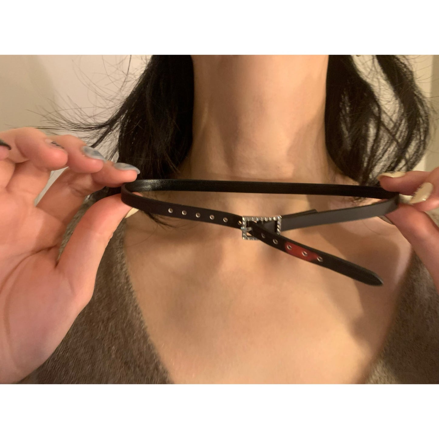 Women's Hot Style Soft Leather High-grade Sweet Collar