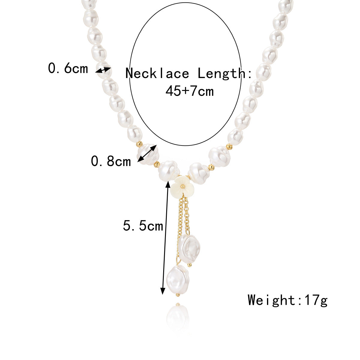 Irregular Pearl Shaped Retro Baroque Ornament Necklaces