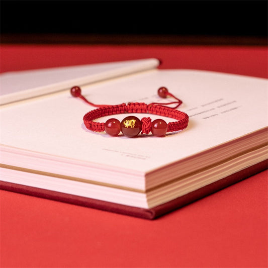 Horse Zodiac Red Rope Anniversary Year Carrying Strap Rabbit Rat Bracelet