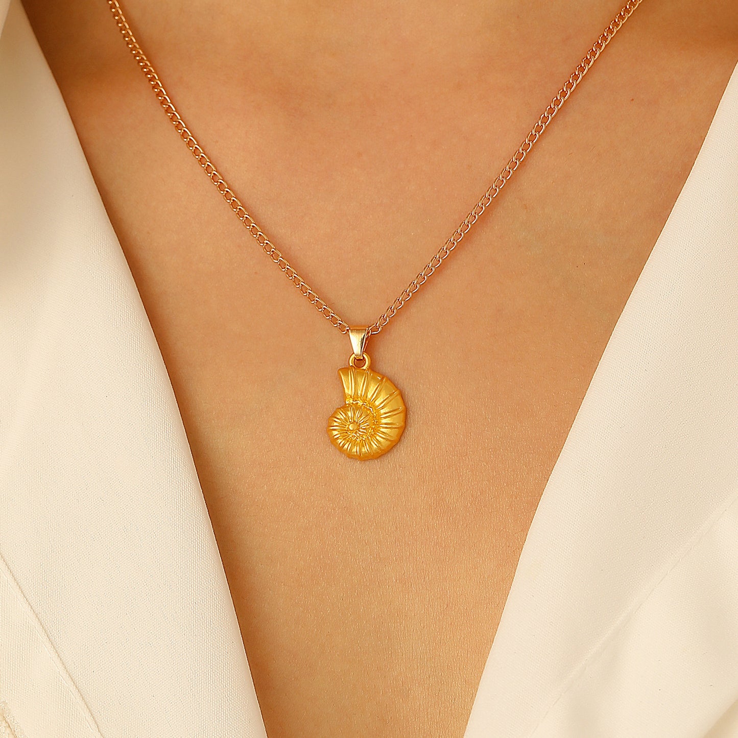Beach Double Layer Starfish Three-piece Fashion Suit Female Summer Earrings