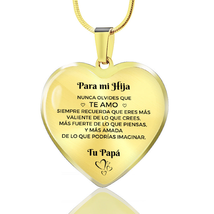 Pretty Spanish Epoxy Alloy Film Replaceable Necklaces