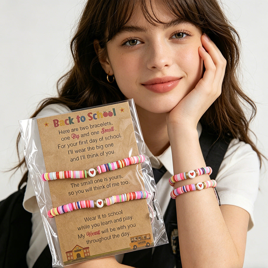 Hand-woven Stainless Steel Round Birthday Flower Name Bracelet