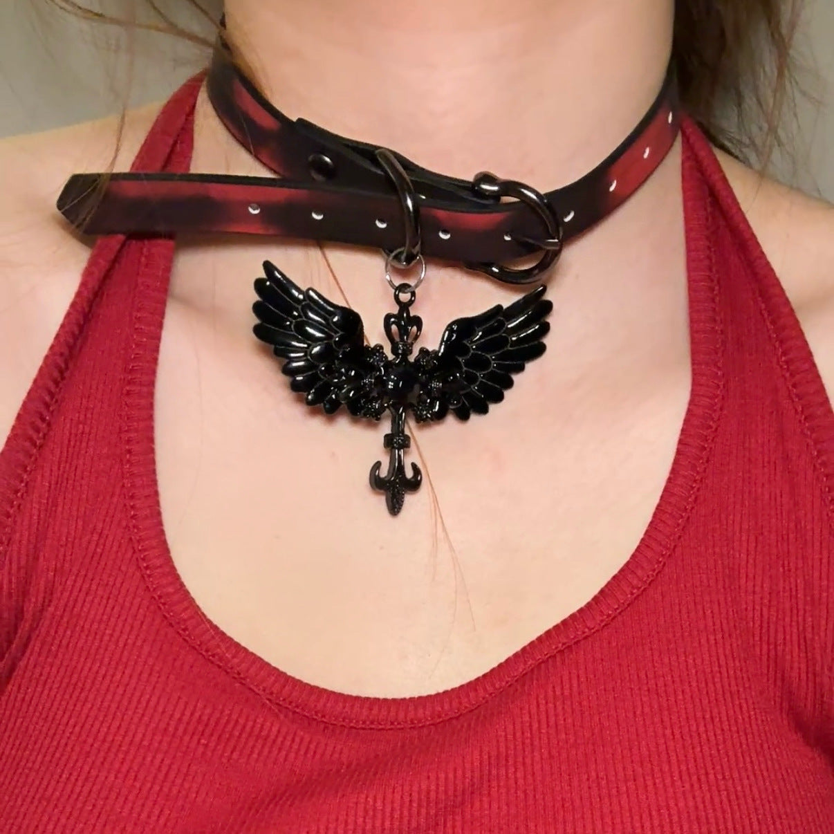 Women's Warm Color Changing Leather Hot Senior Clavicle Collar