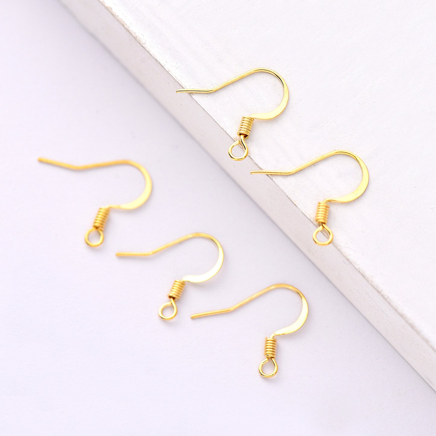 Casual Gold Plated Handmade Flat Materials Ear Hook