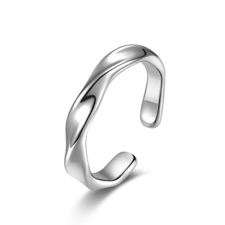 Women's & Men's Suit Retro Hip Hop Fashion Single Personalized Simple Ring