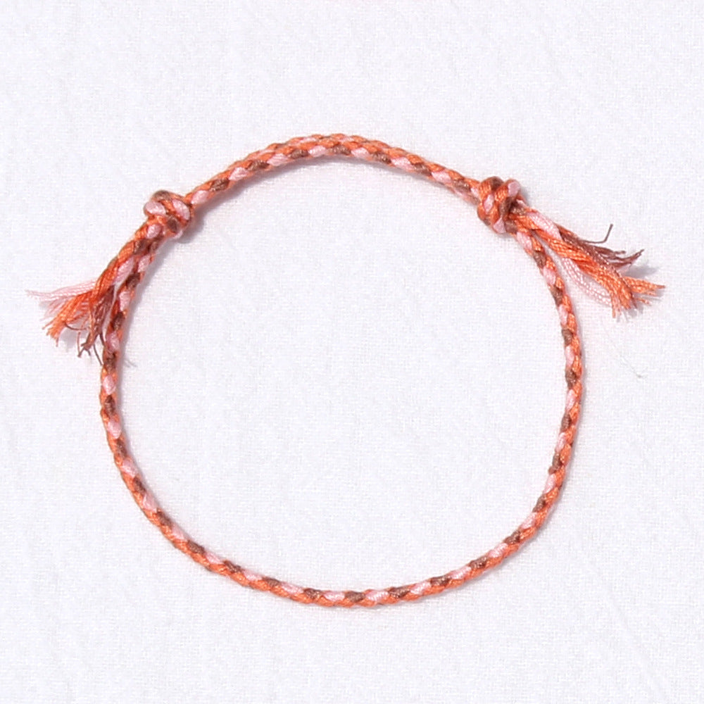 Hand-woven Tibetan Hand Rub Thread Carrying Bracelets