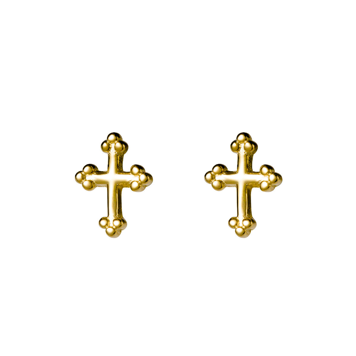 Lodge Sier Cross Korean Style Simple Fresh Temperament Earrings