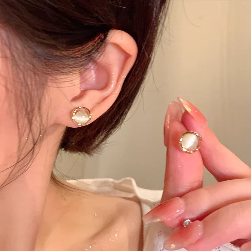 Women's Stone Ear Light Luxury Minority Exquisite Design Stud Earrings