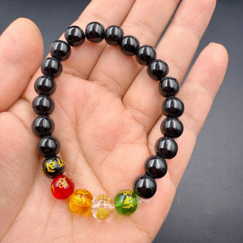Women's Cinnabar Female Life Safety Gourd Fu Lu Fortune String Bracelets