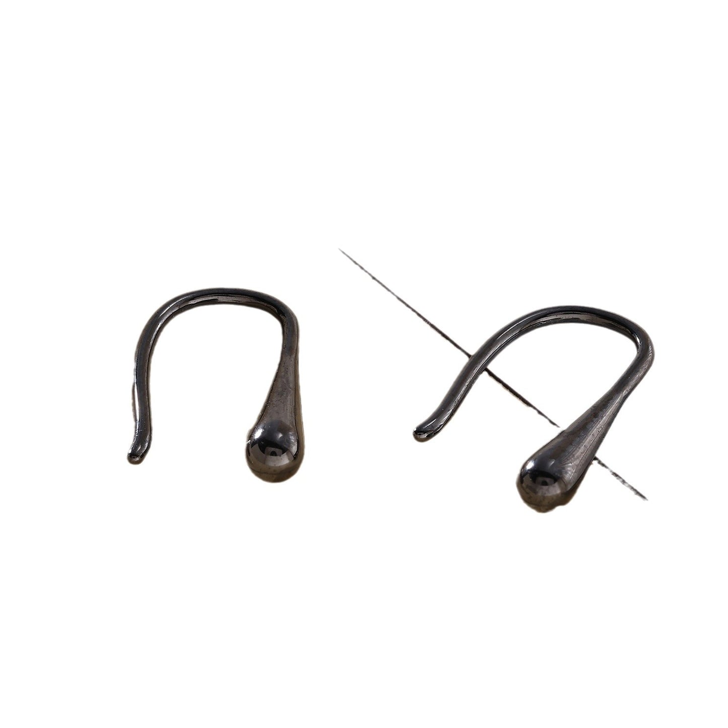 U-shaped Pure Simple Colorful Ceramic Niche Ear Hook