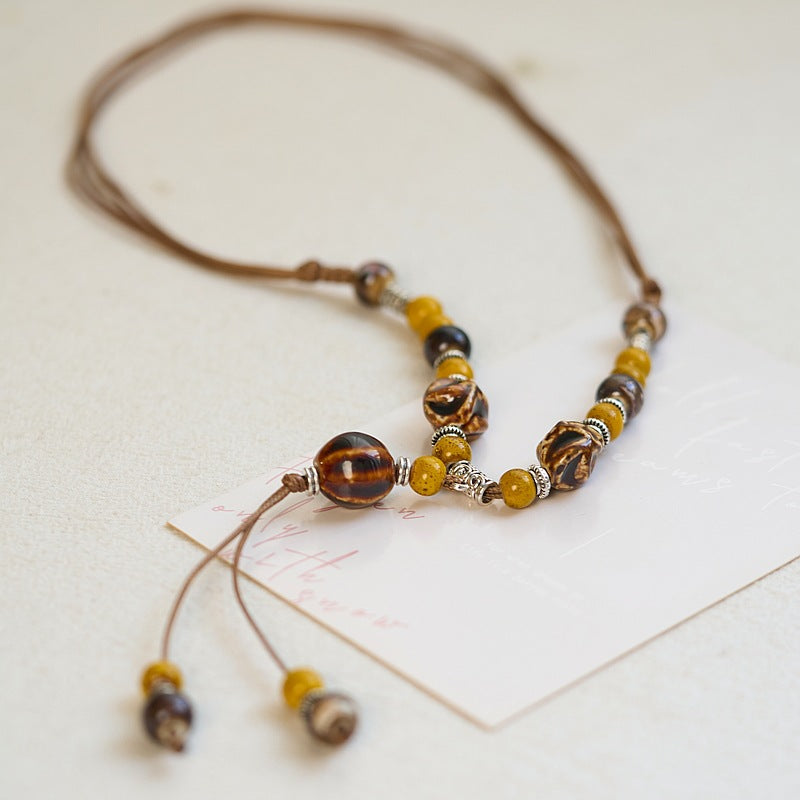 Butterfly Ornament National Style Artistic Chinese Necklaces