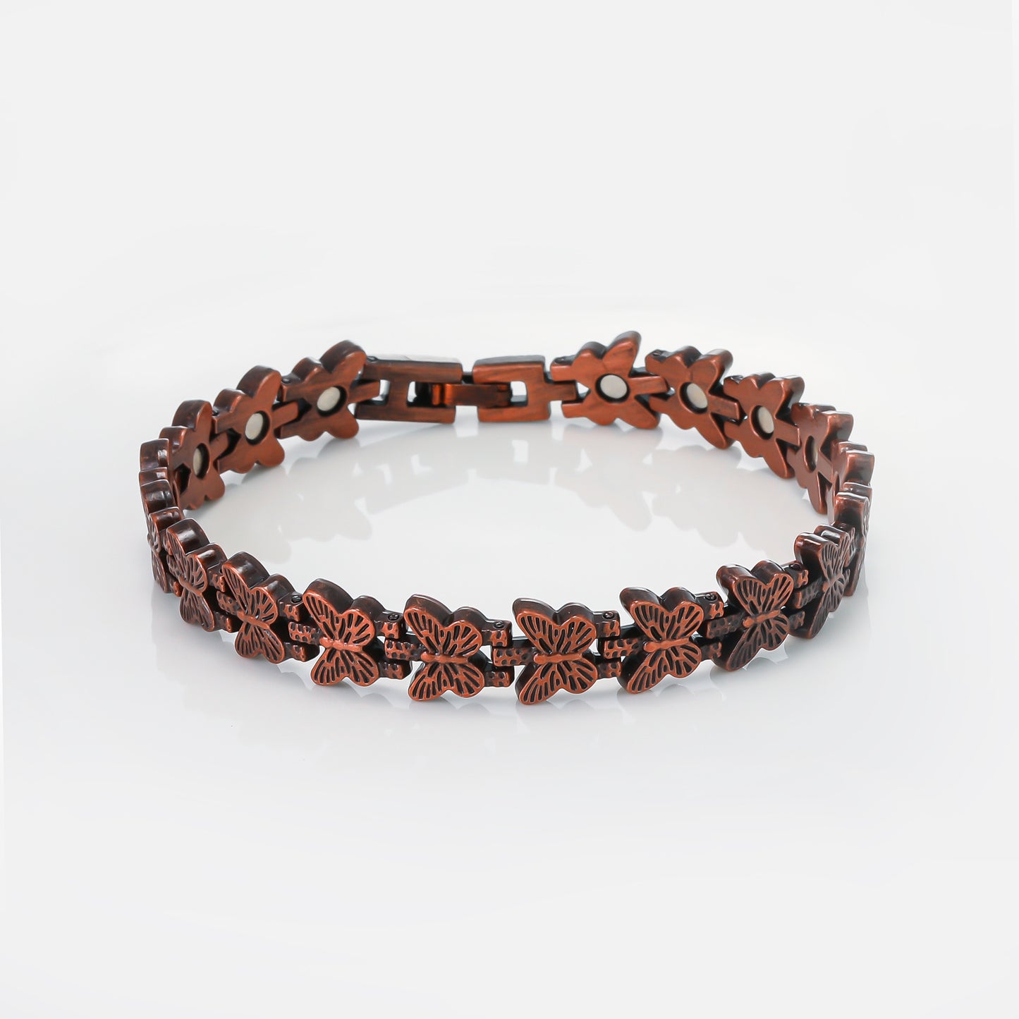 Women's Bronze Magnet Fashion Retro Detachable Couple Bracelets