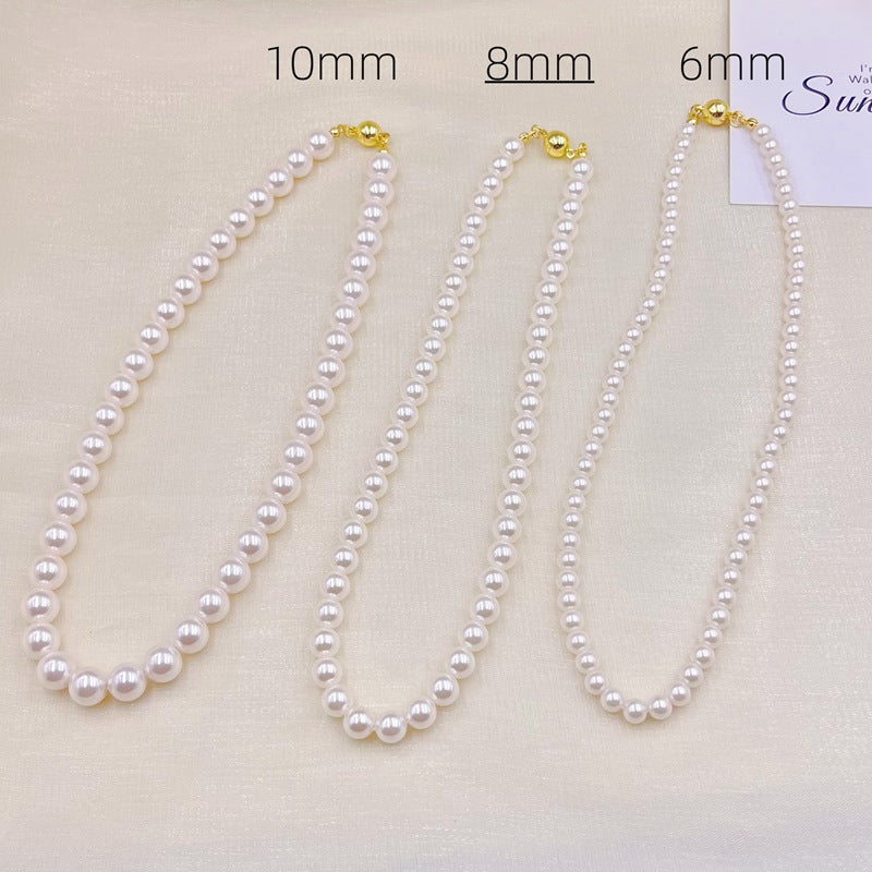 Women's Pearl Retro Affordable Luxury Fashion Trendy Clavicle Necklaces