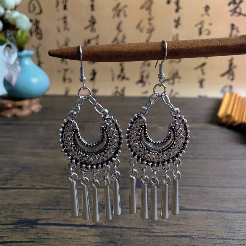 Yunnan Minority Female Retro Temperament Nostalgic Earrings