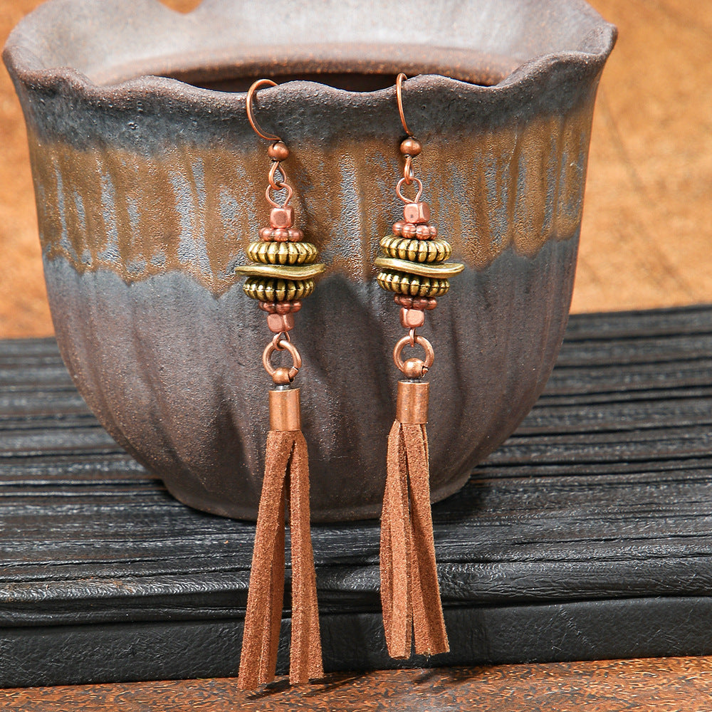 Attractive Antique Bohemian Ethnic Style Handmade Earrings