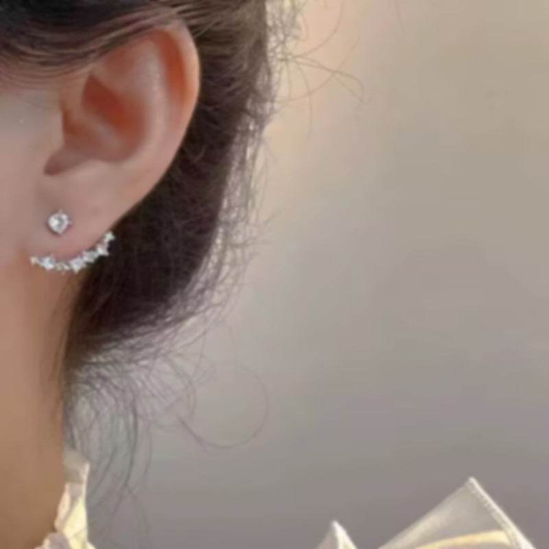 Women's Ear Design High-grade Light Luxury Temperament Fashion One Earrings