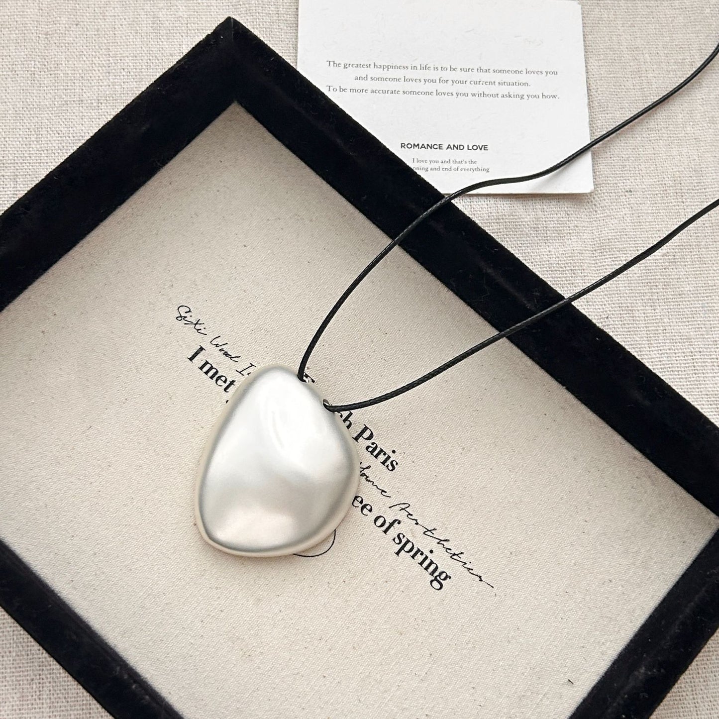 Design Irregular Brushed Simple Fashion Frosted Necklaces