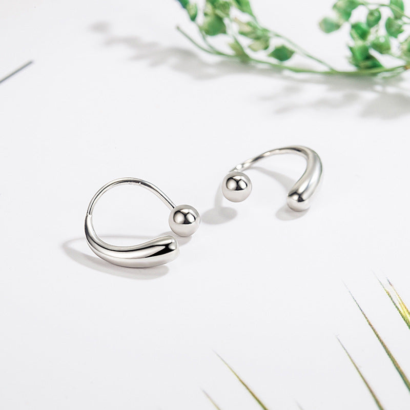 Women's Cold Water Drop Screw Small Refined Simple Ear Hook