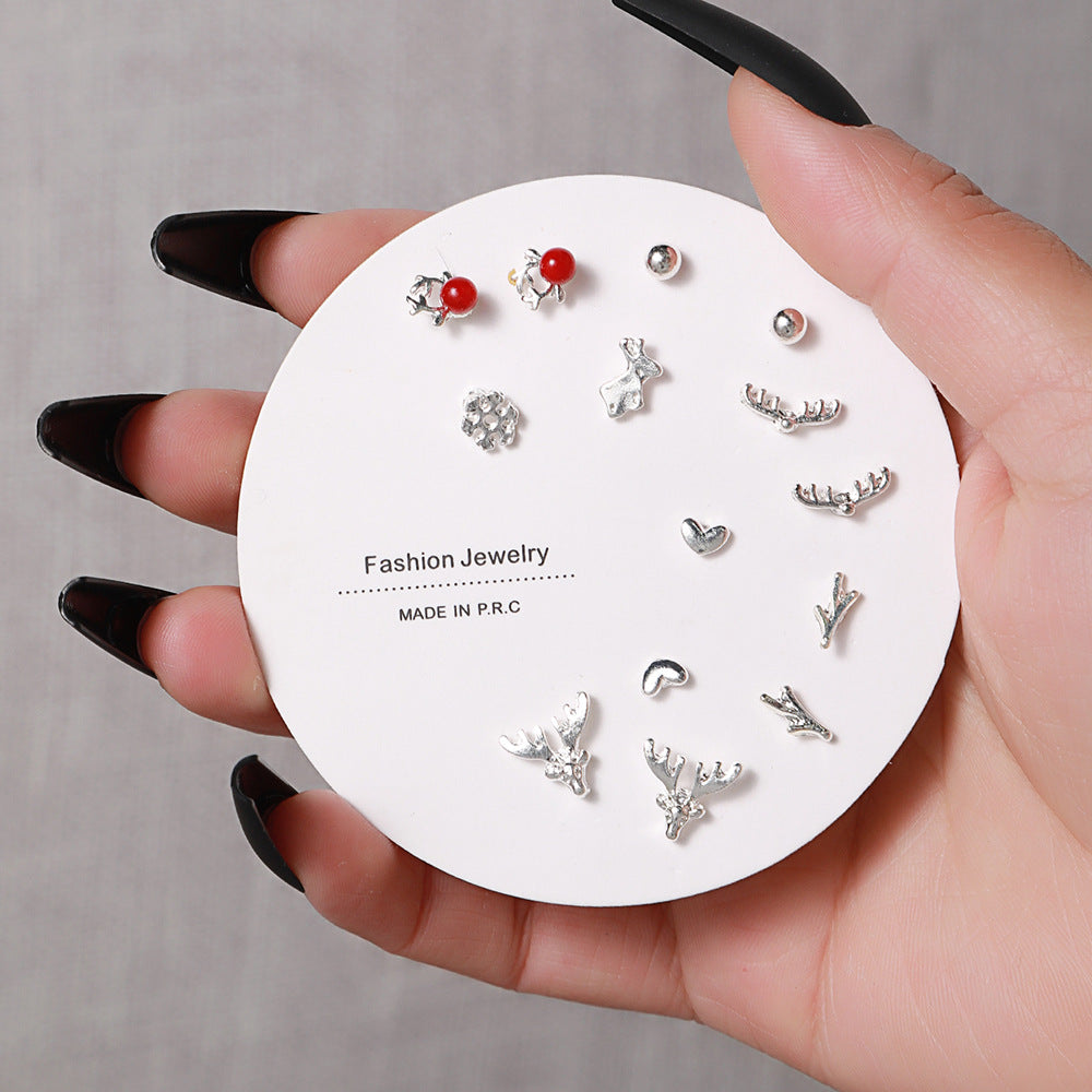 Women's Fashion Temperament Fairy Ear Week Exquisite Small Earrings