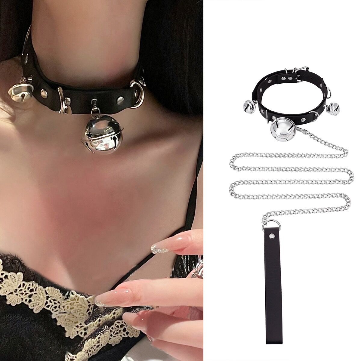 Women's & Men's Bell Neck Band Chain Clavicle High-grade Necklaces