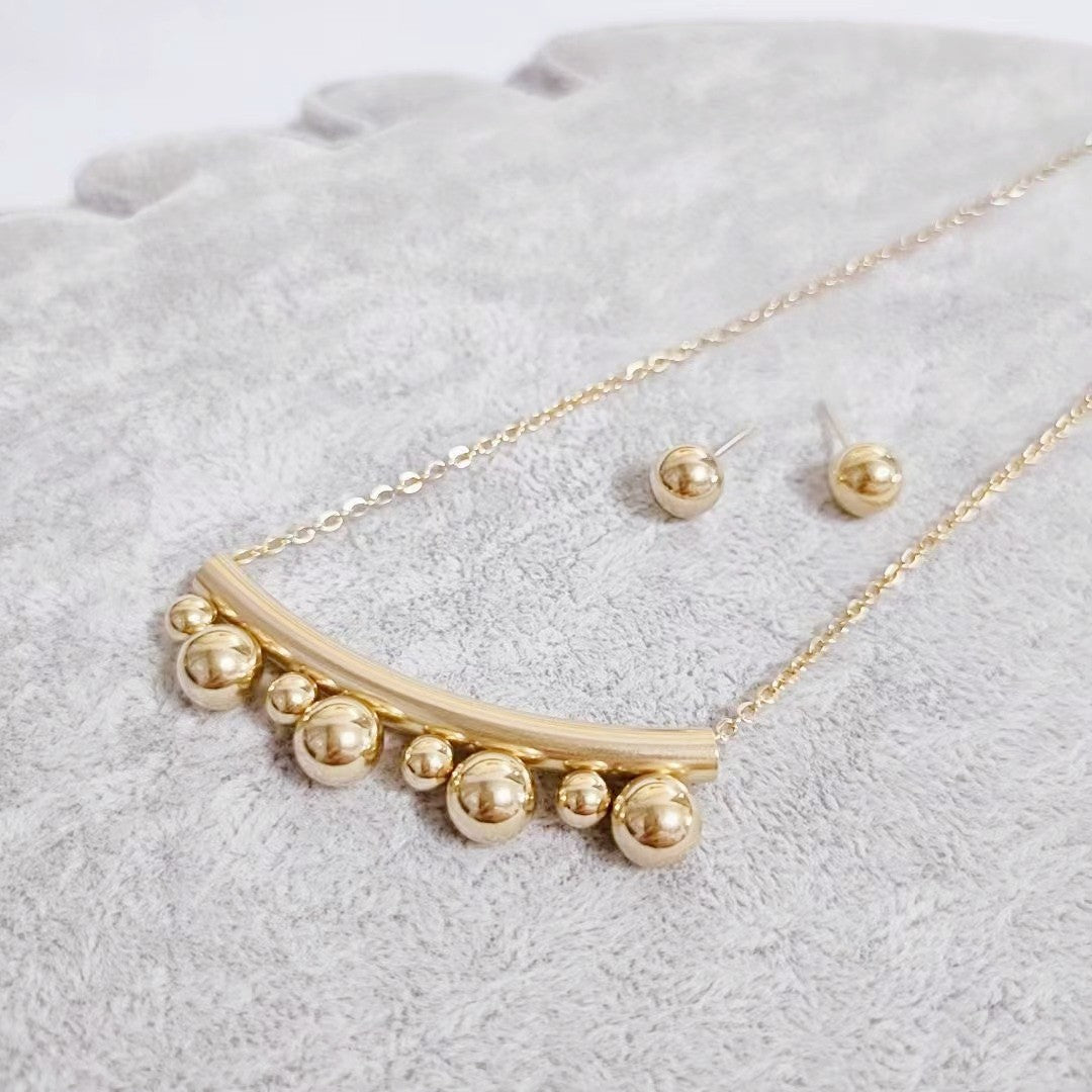 High Quality Color Protection Light Luxury Titanium Necklaces