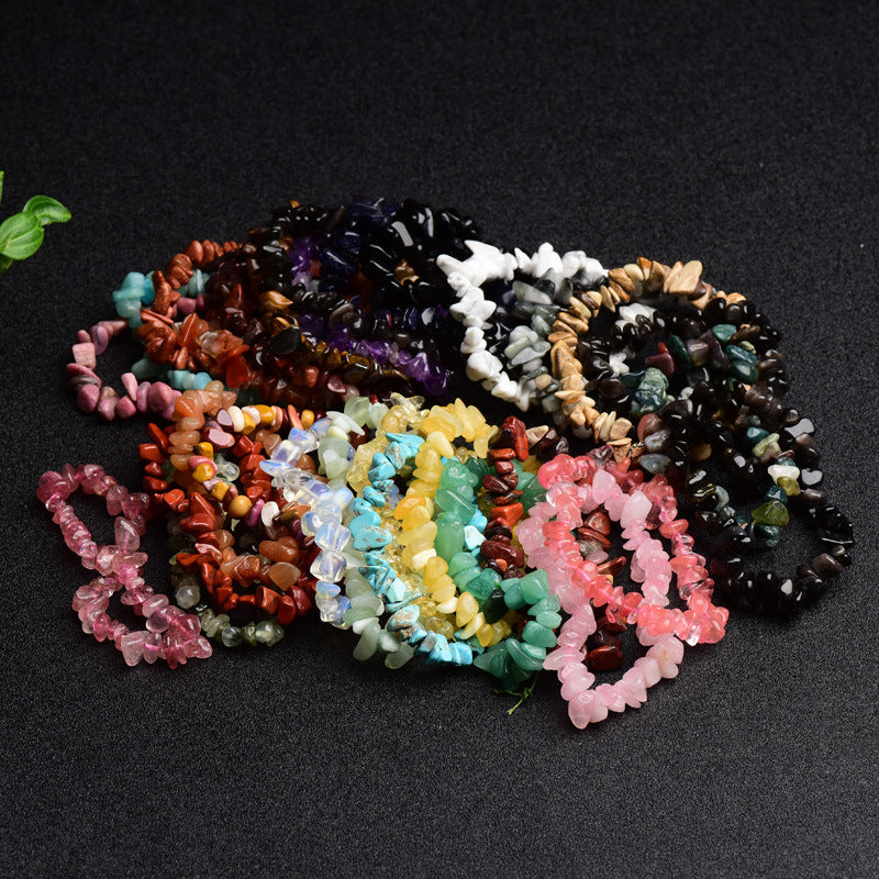 Stone Chain Citrine White-barked Pine Tigereye Trendy Male Female Personality Bracelet