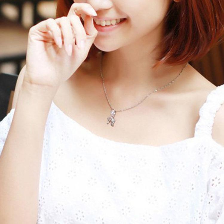 Sier Copper Plated Short Clavicle Female Necklace