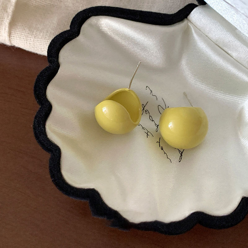 Ball Female Summer Fresh Simple Fashion Trend Temperament Commute Earrings