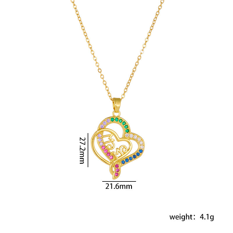 Mother's Day Female Design Love Graceful Clavicle Necklaces