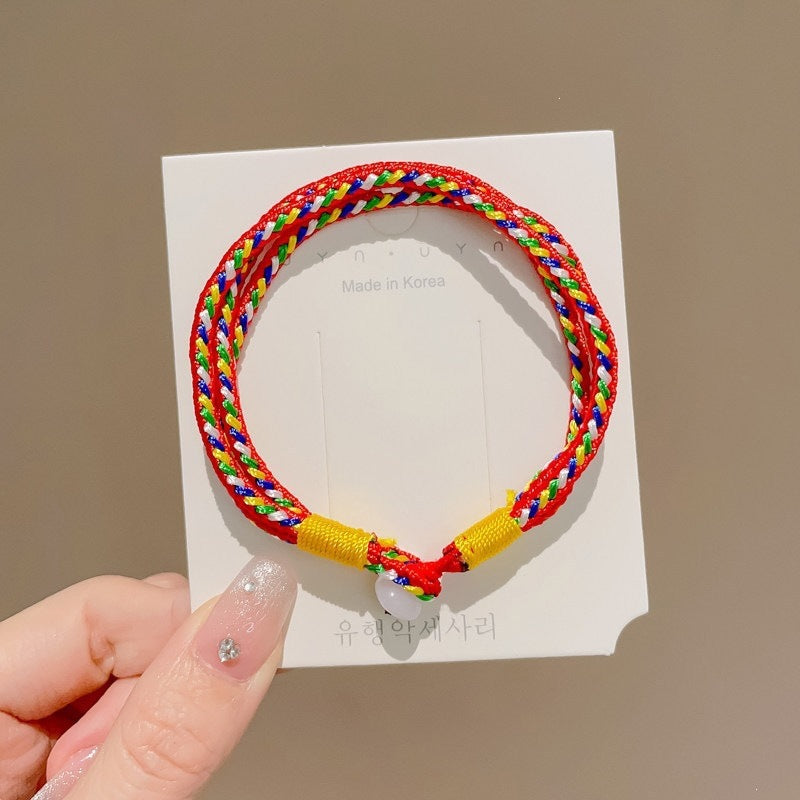 Children's Dragon Boat Festival Colorful Rope Chic Carrying Strap Batch Bracelet