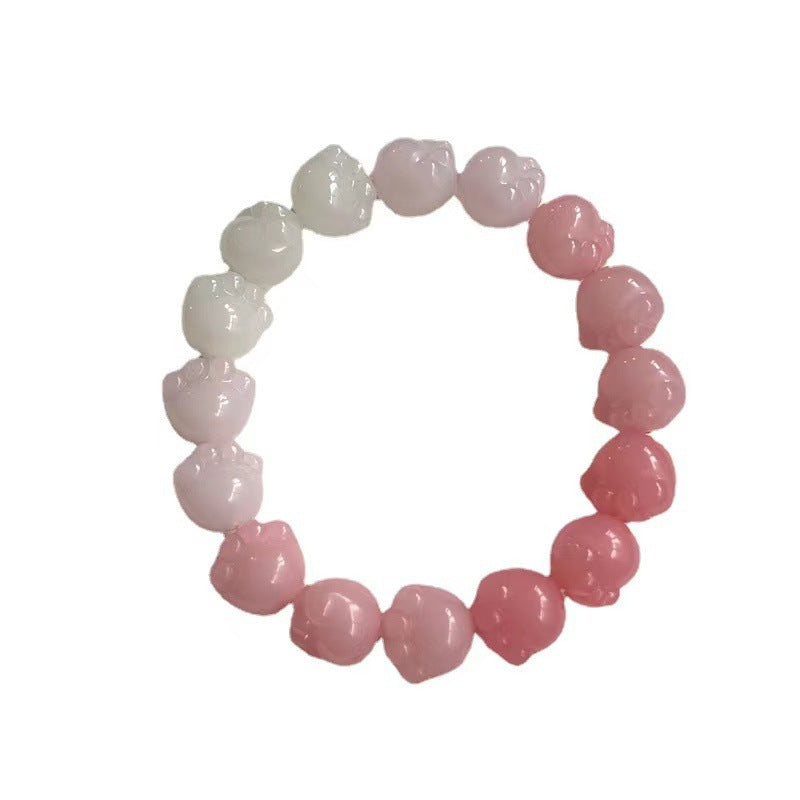 Imitation Bodhi Cat's Paw Pliable Temperament Hand Bracelet