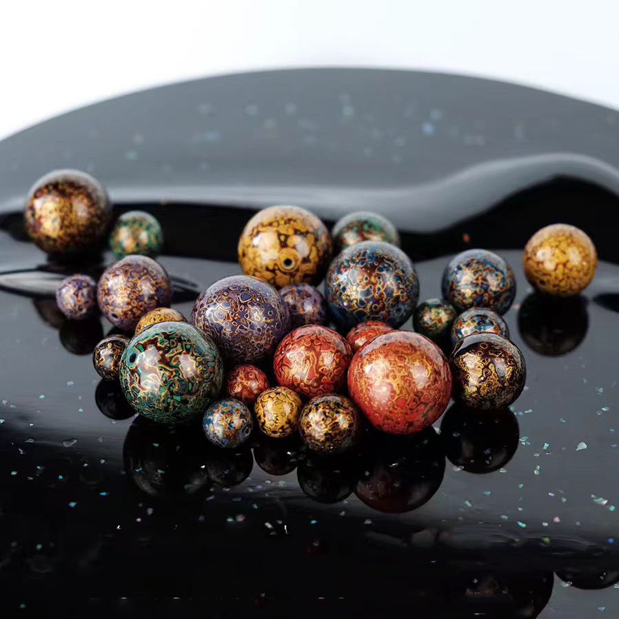 Large Paint Beads Single Bead Fine Bracelet
