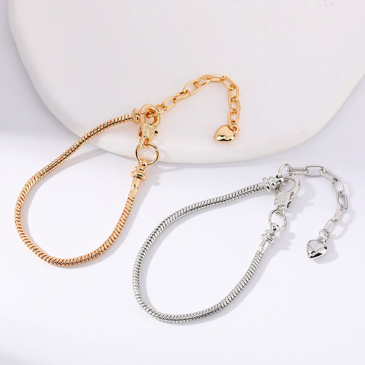 Women's High-grade Heart Light Luxury Metal Fashion Bracelet