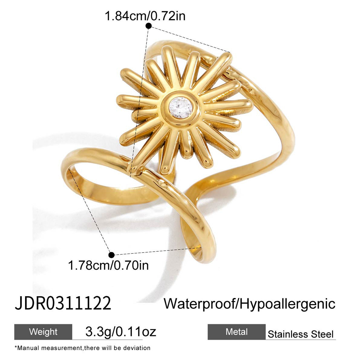 Ding Sun Stainless Steel Niche High Ring