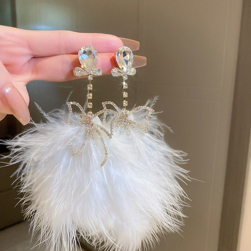 Women's Korean Style Fashion Tassel High Sense Elegant Earrings